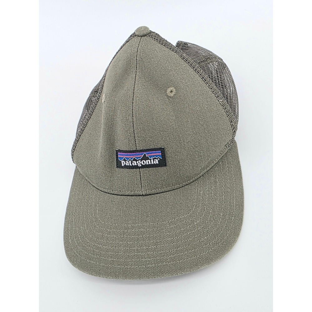 Patagonia Gorpcore Trucker Hat One Size Unisex Olive Green Hemp Mesh Snapback